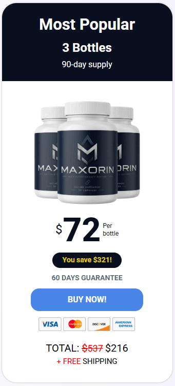 Buy Maxorin 3 Bottle